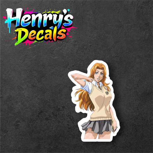 Anime Rangiku Sticker Car Decal