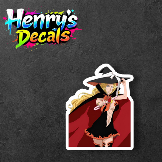 Anime Rangiku Sticker Car Decal