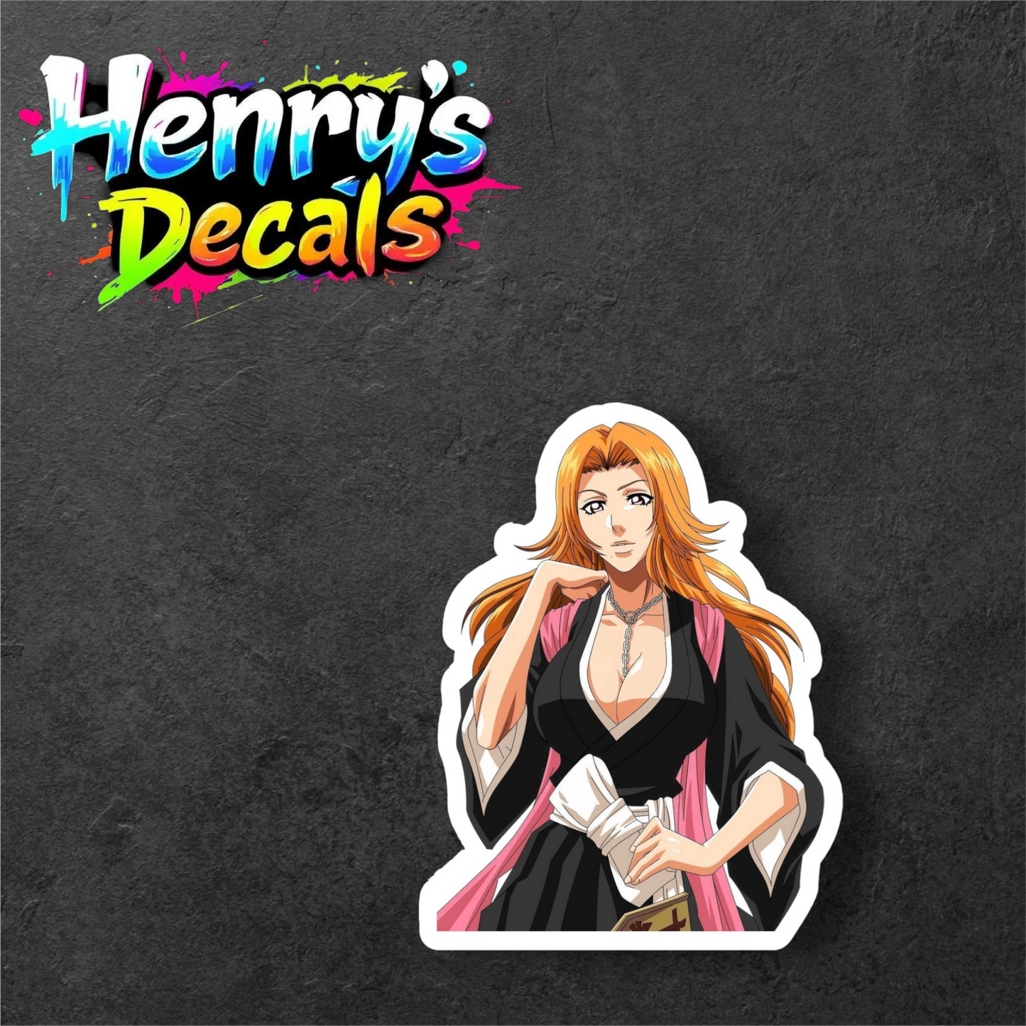Anime Rangiku Sticker Car Decal