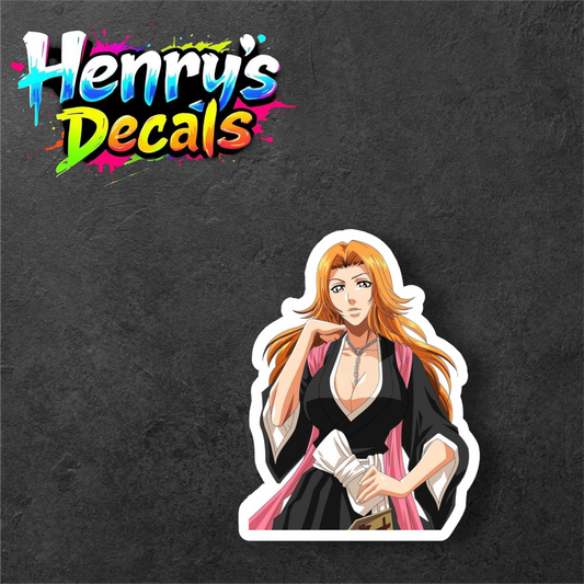 Anime Rangiku Sticker Car Decal