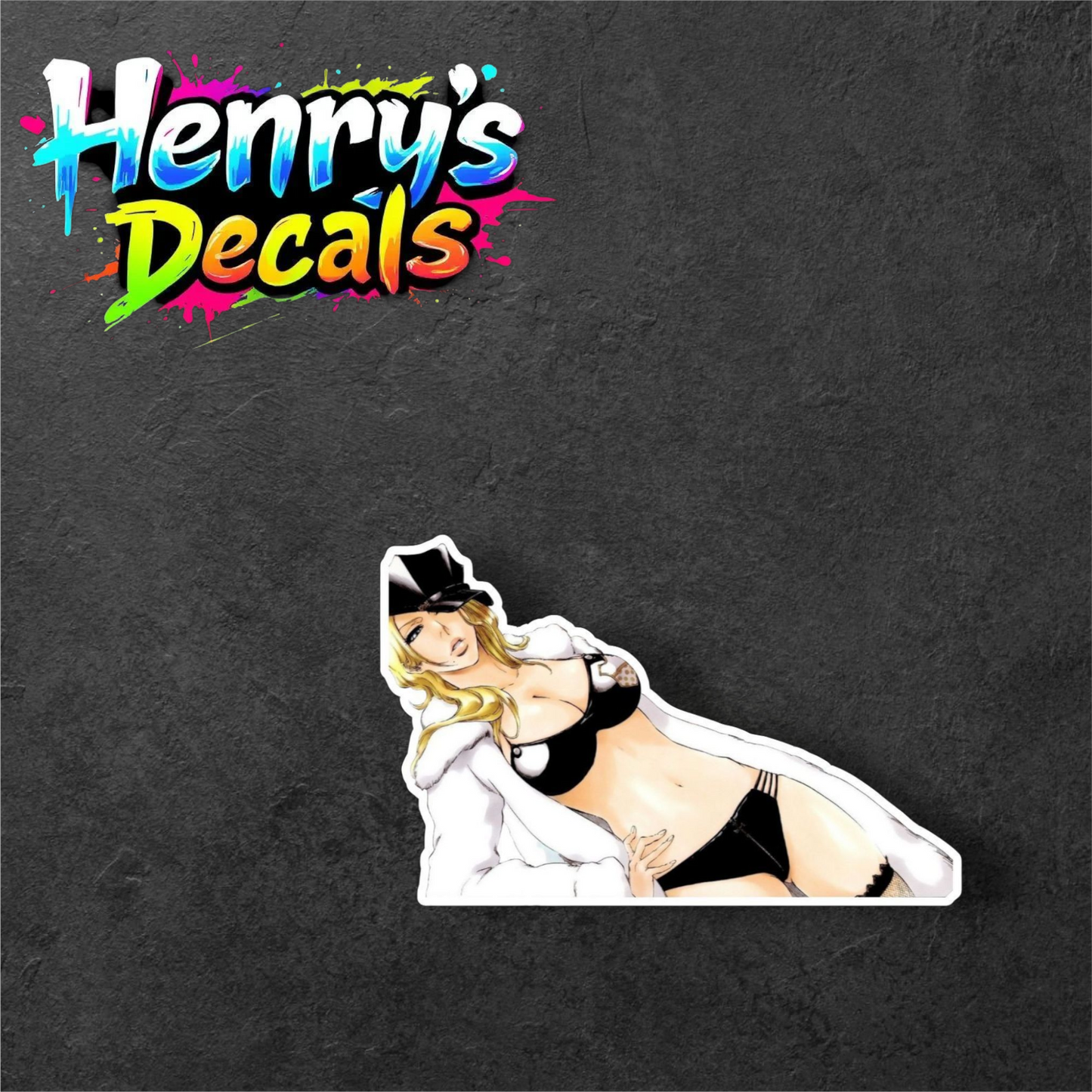 Anime Rangiku Sticker Car Decal