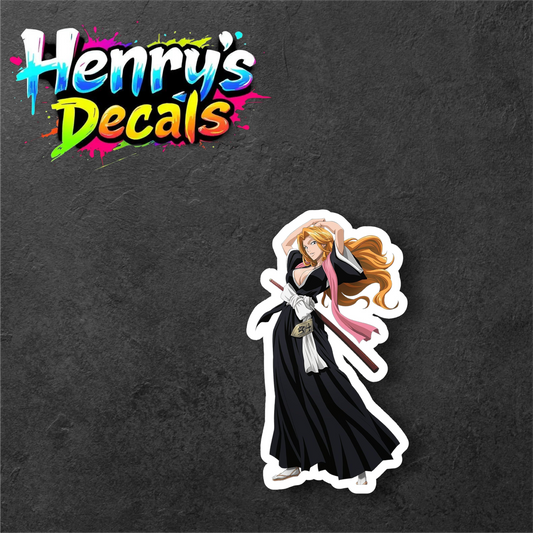 Anime Rangiku Sticker Car Decal