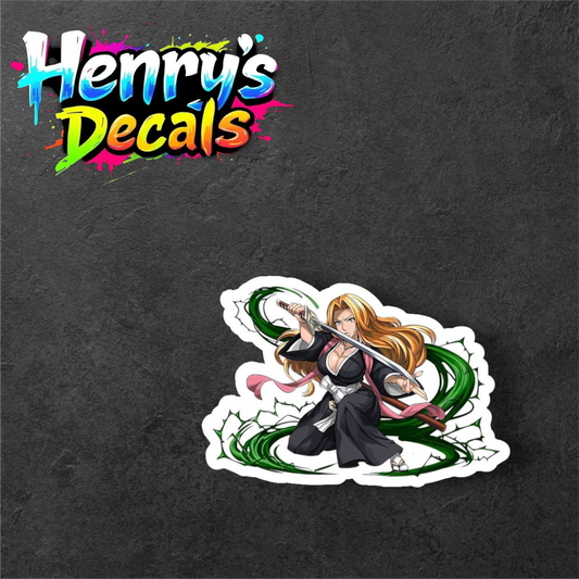 Anime Rangiku Sticker Car Decal