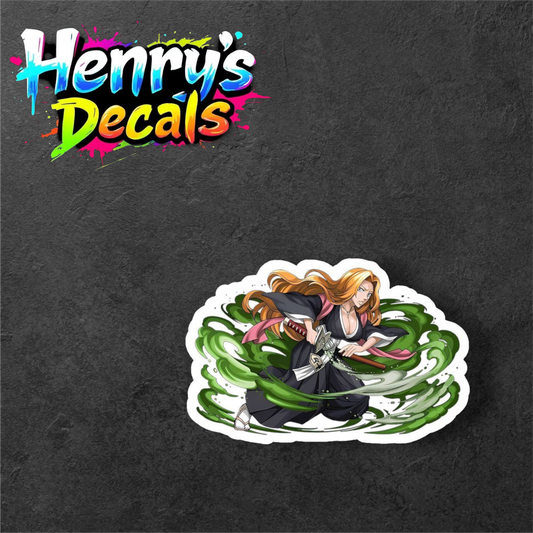 Anime Rangiku Sticker Car Decal