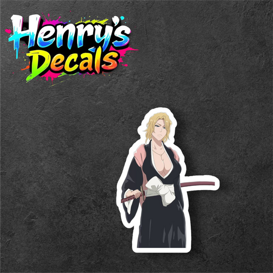 Anime Rangiku Sticker Car Decal