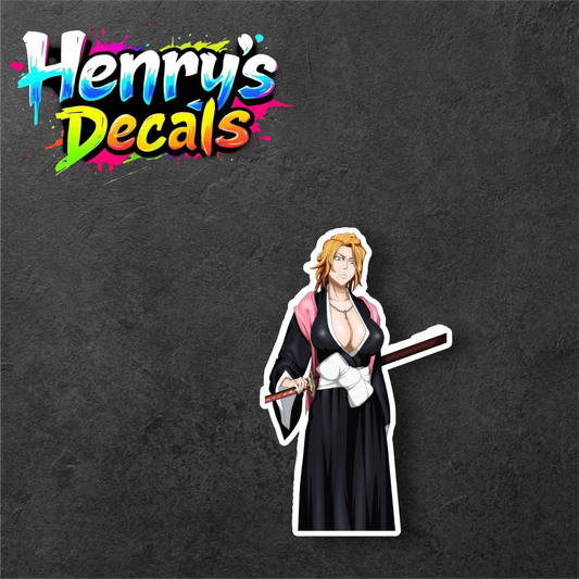 Anime Rangiku Sticker Car Decal