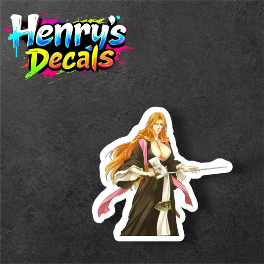 Anime Rangiku Sticker Car Decal