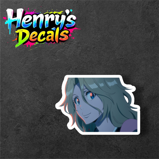 Anime Rangiku Sticker Car Decal