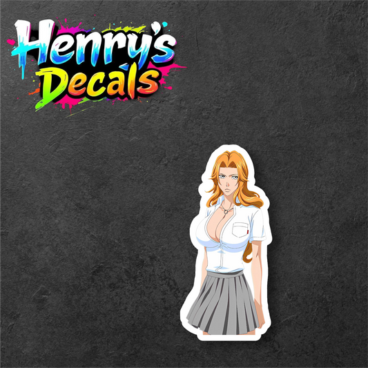 Anime Rangiku Sticker Car Decal