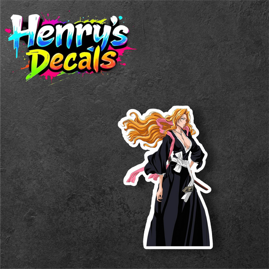 Anime Rangiku Sticker Car Decal