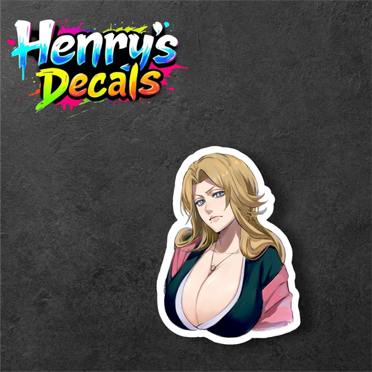 Anime Rangiku Sticker Car Decal