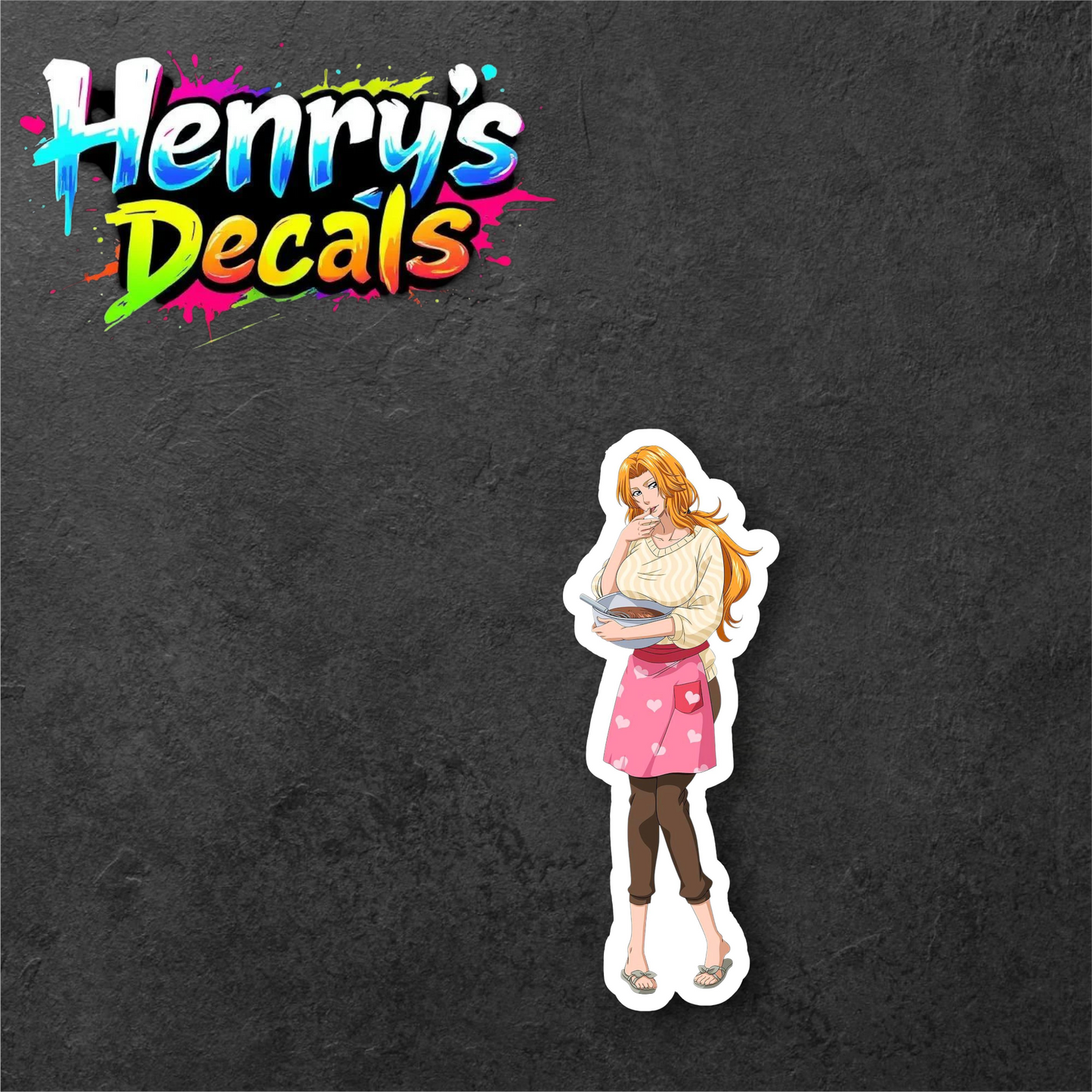 Anime Rangiku Sticker Car Decal