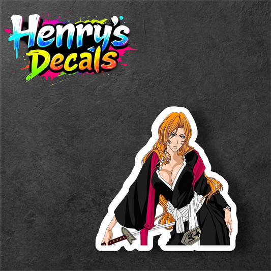 Anime Rangiku Sticker Car Decal