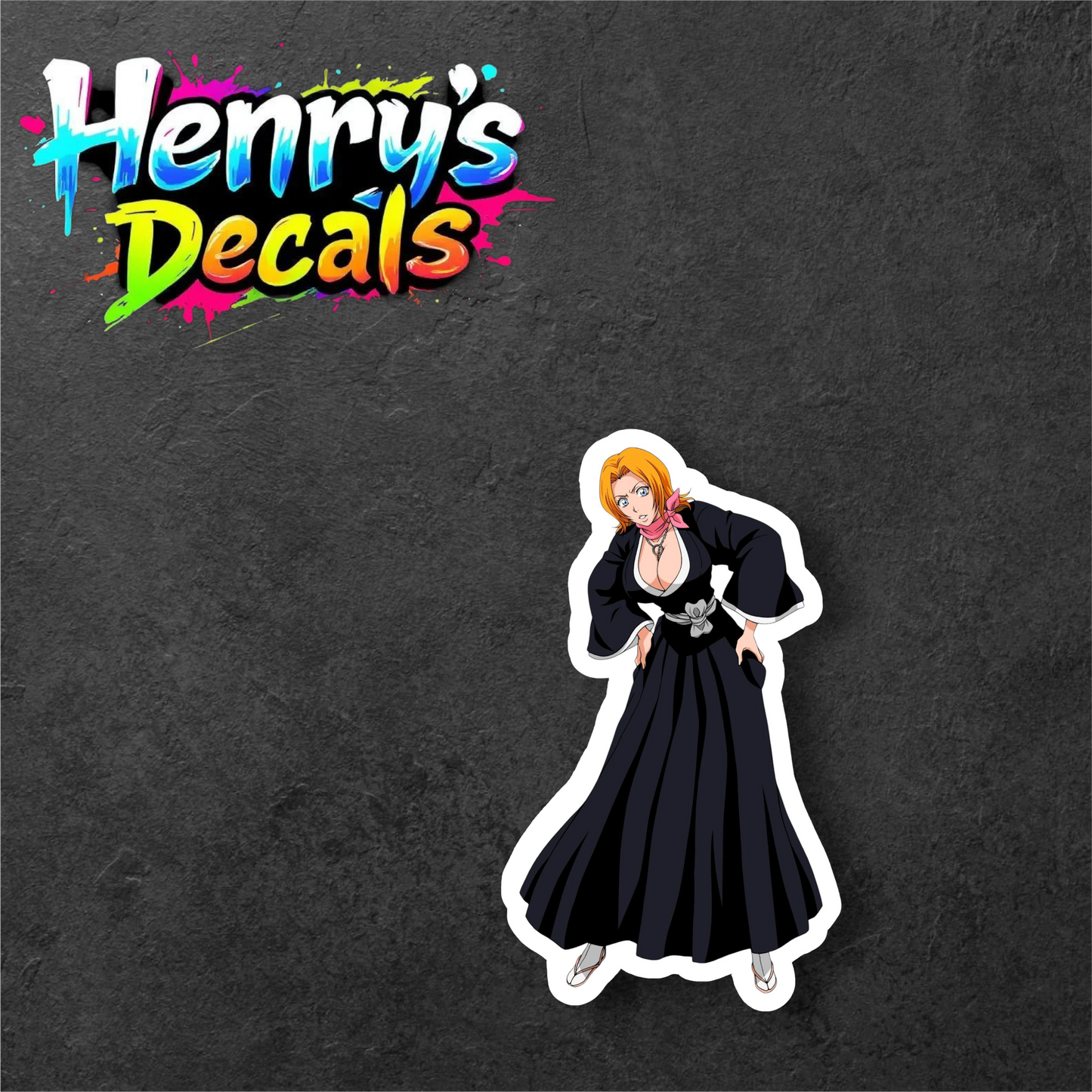 Anime Rangiku Sticker Car Decal