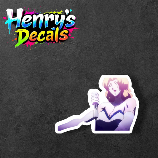 Anime Rangiku Sticker Car Decal