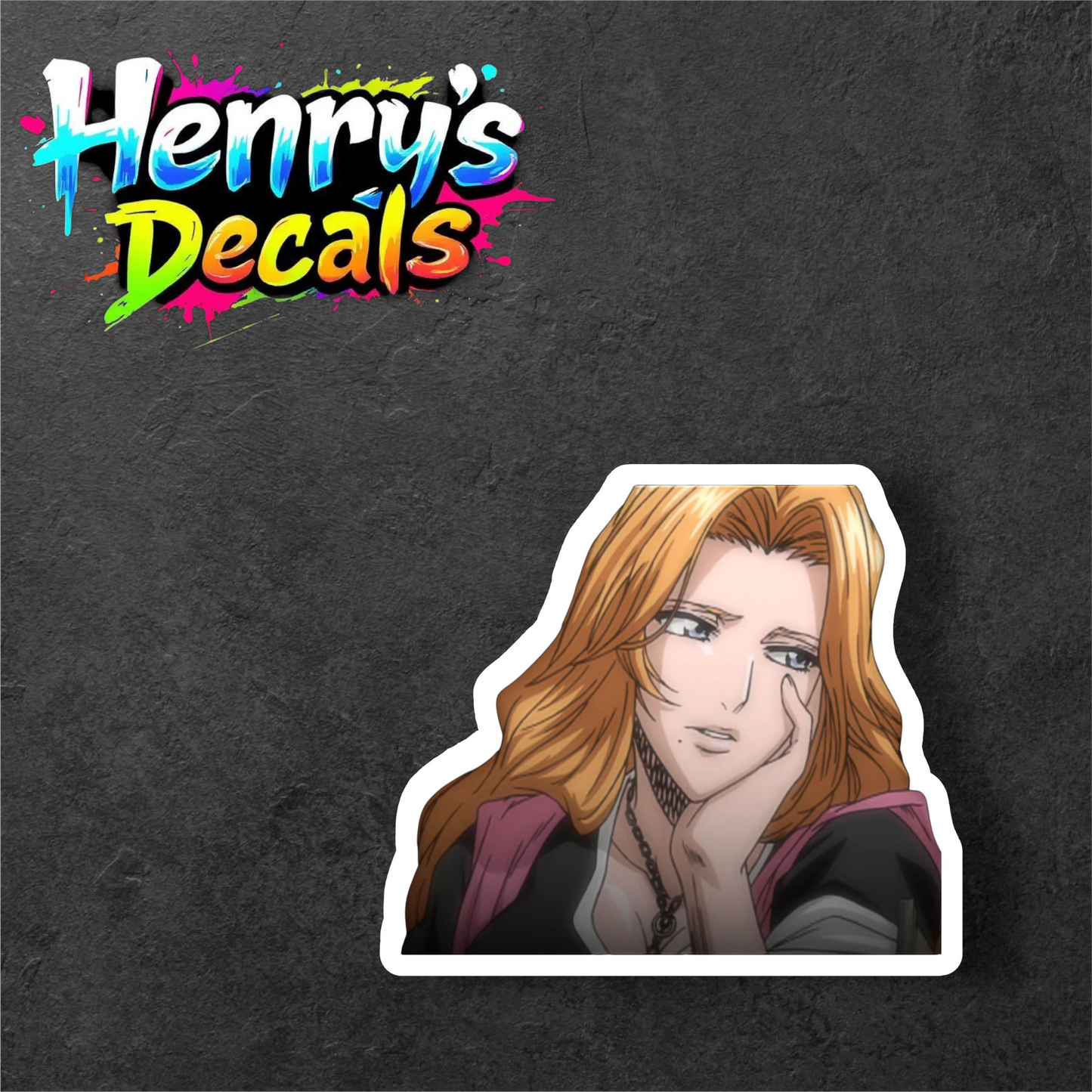 Anime Rangiku Sticker Car Decal