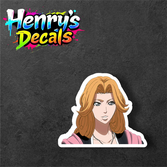 Anime Rangiku Sticker Car Decal