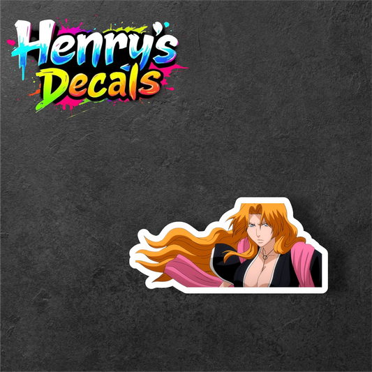 Anime Rangiku Sticker Car Decal