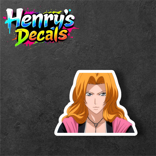 Anime Rangiku Sticker Car Decal