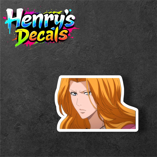 Anime Rangiku Sticker Car Decal