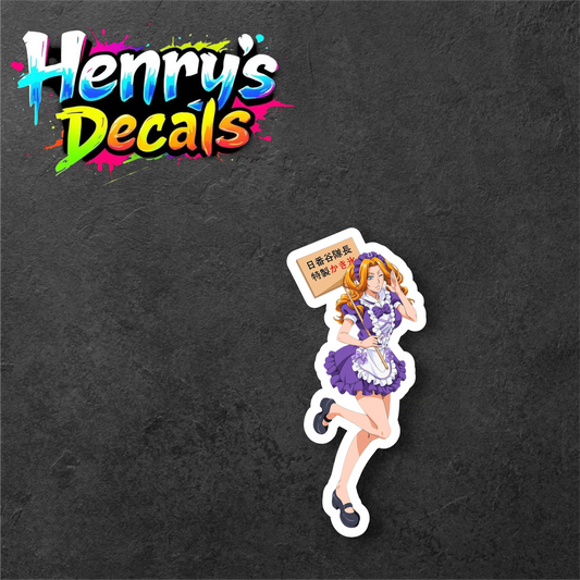 Anime Rangiku Sticker Car Decal