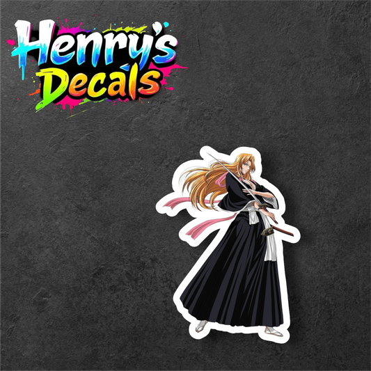 Anime Rangiku Sticker Car Decal