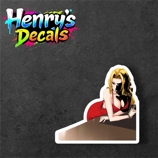 Anime Rangiku Sticker Car Decal