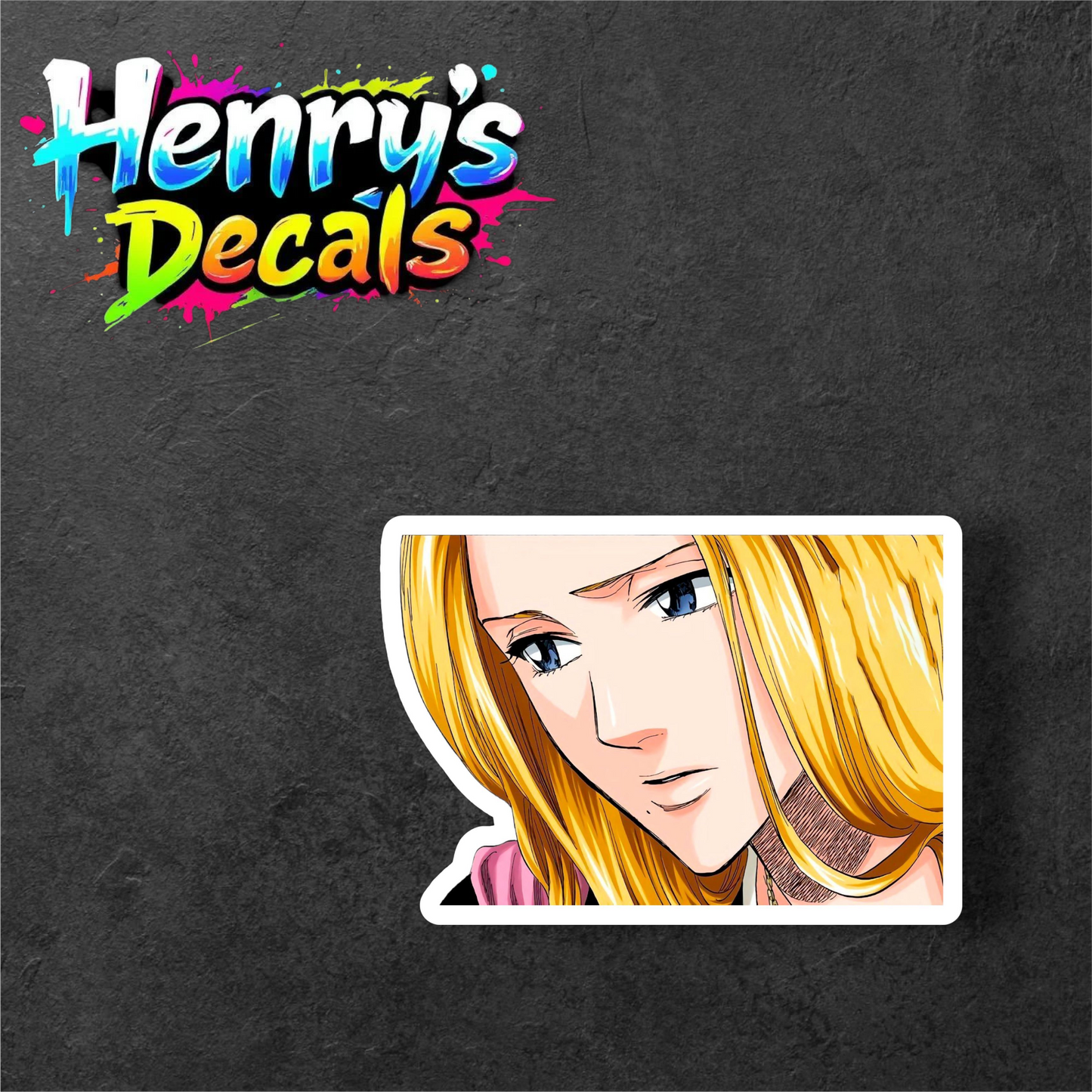 Anime Rangiku Sticker Car Decal
