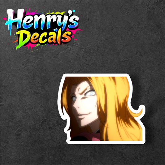 Anime Rangiku Sticker Car Decal