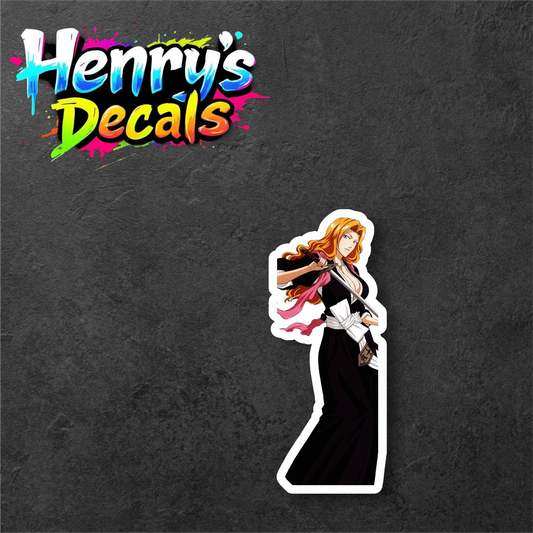 Anime Rangiku Sticker Car Decal