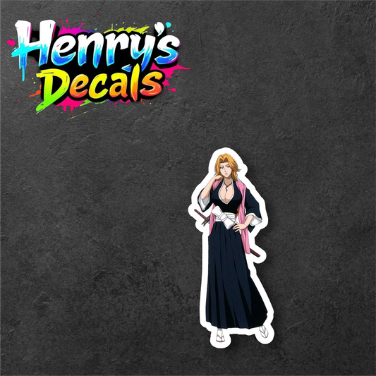 Anime Rangiku Sticker Car Decal