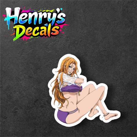 Anime Rangiku Sticker Car Decal