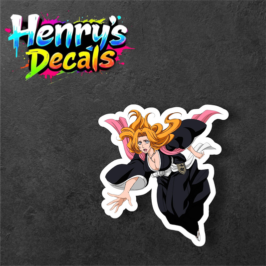 Anime Rangiku Sticker Car Decal