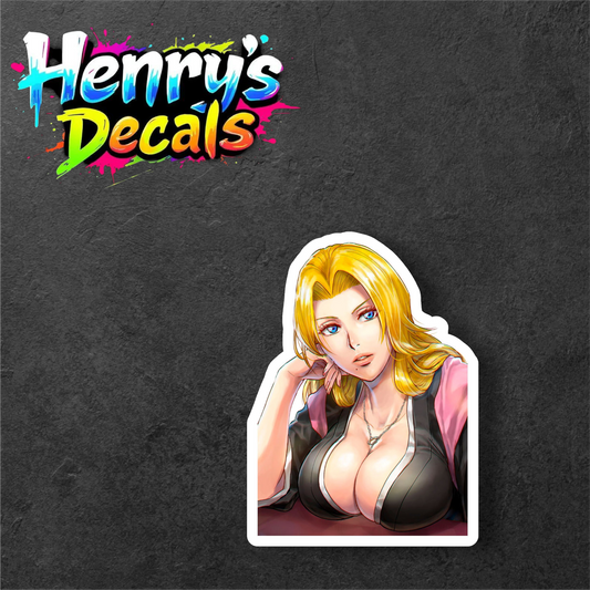 Anime Rangiku Sticker Car Decal