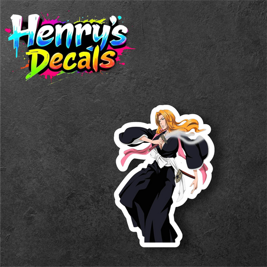 Anime Rangiku Sticker Car Decal