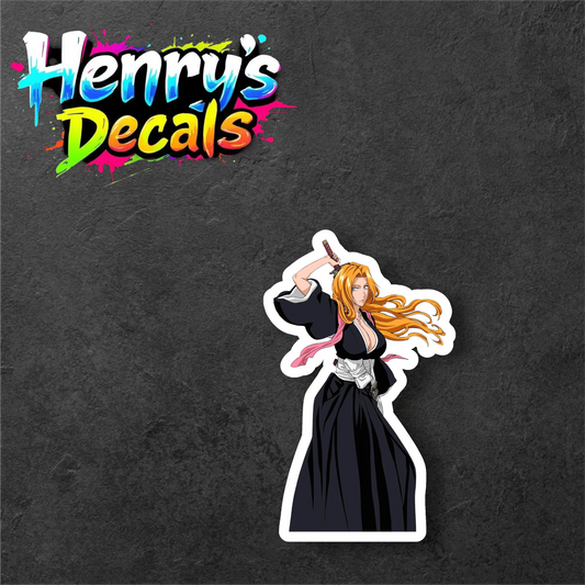 Anime Rangiku Sticker Car Decal