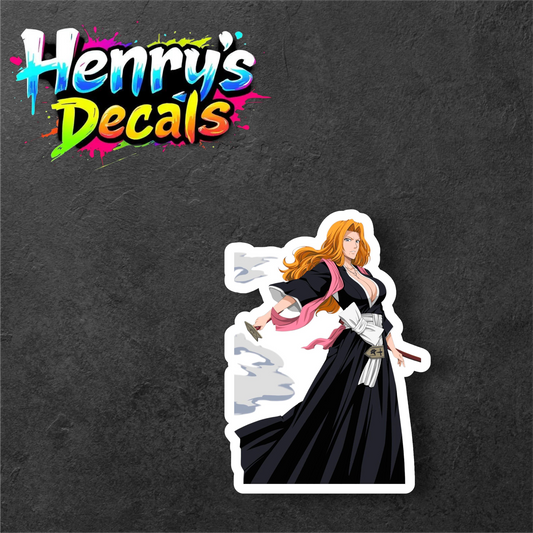 Anime Rangiku Sticker Car Decal