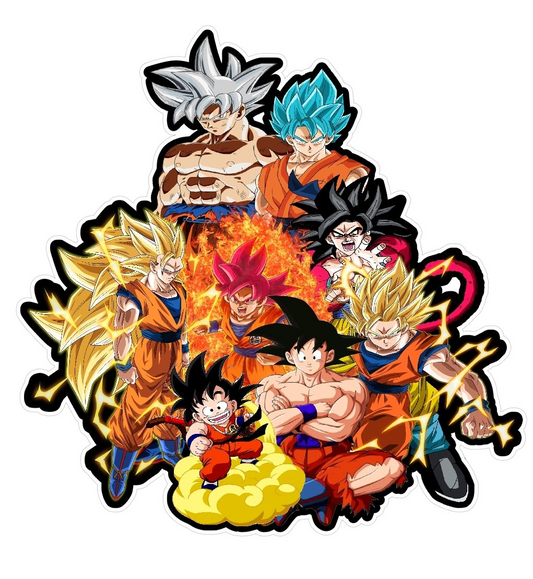 Dragon Ball Goku Sticker Car Decal