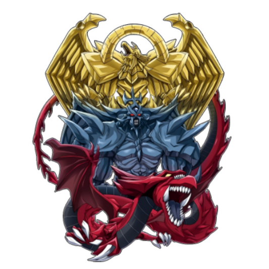 Yu-Gi-Oh Egyptian Gods Ra Obelisk Slifer Sticker Car Decal