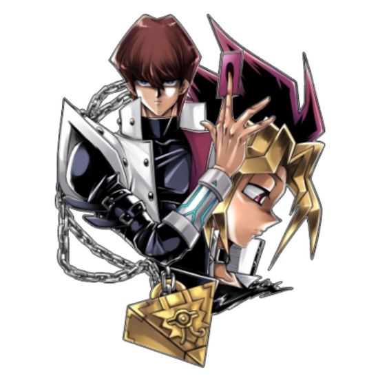 Yu-Gi-Oh Kaiba & Yugi Sticker Car Decal