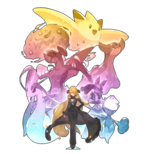 Pokemon Cynthia Sticker Car Decal