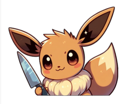 Pokemon Eevee Sticker Car Decal