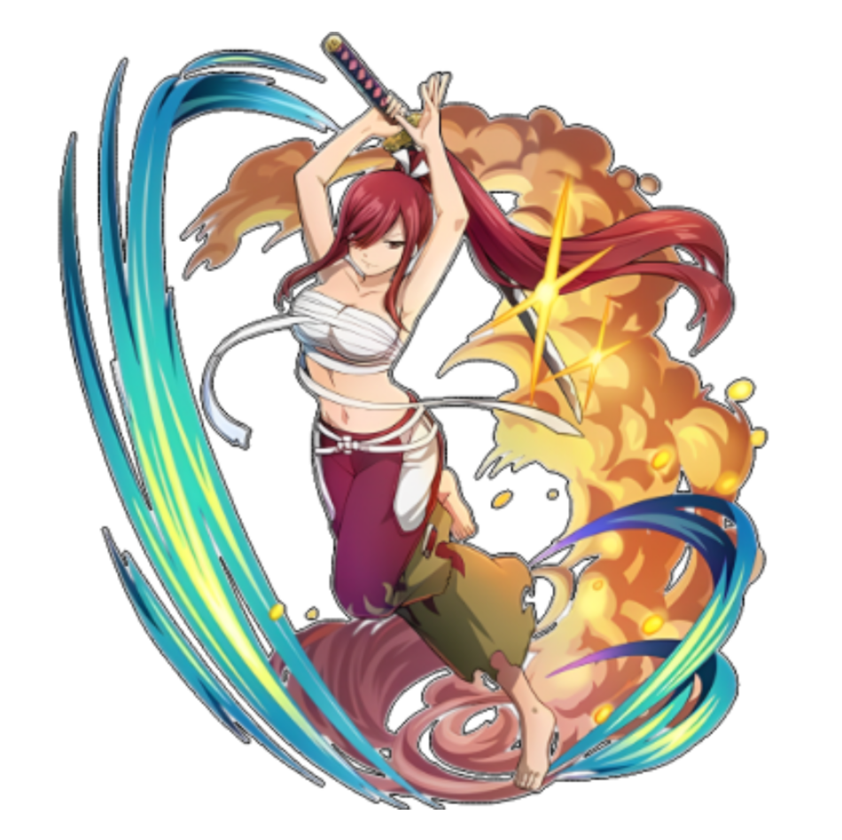 Fairy Tail Erza Sticker Car Decal