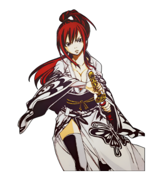 Fairy Tail Erza Sticker Car Decal