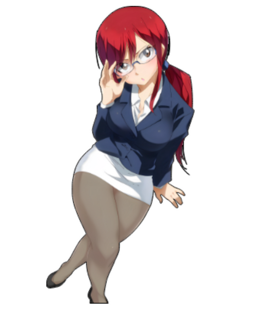 Fairy Tail Erza Sticker Car Decal
