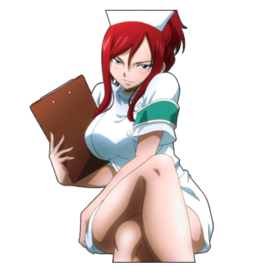 Fairy Tail Erza Sticker Car Decal