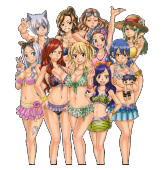 Fairy Tail Guild Girls Sticker Car Decal