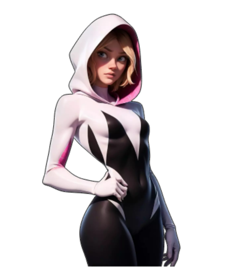 Marvel Gwen Stacy Sticker Car Decal