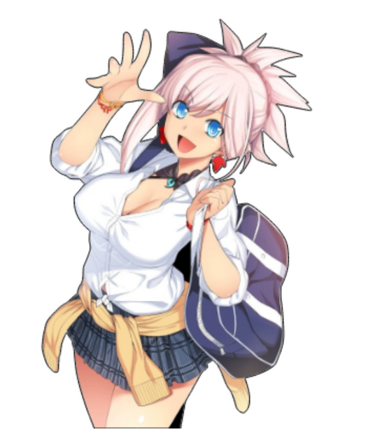 Fate Grand Order Musashi Sticker Car Decal