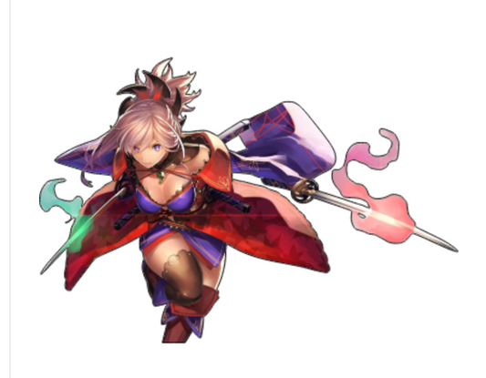 Fate Grand Order Musashi Sticker Car Decal